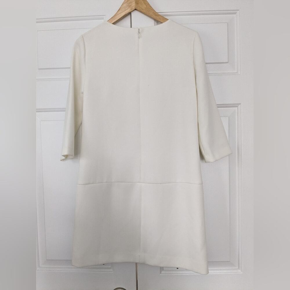 Ann Taylor Off White Shift Dress Size 4 Petite NEW - Picture 8 of 10